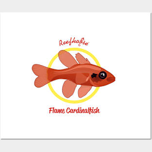 Flame Cardinalfish Posters and Art